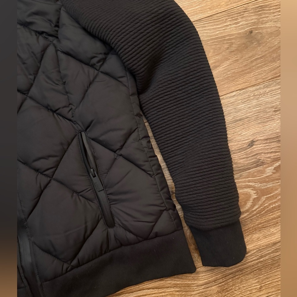 Black Quilted Jacket - image 2